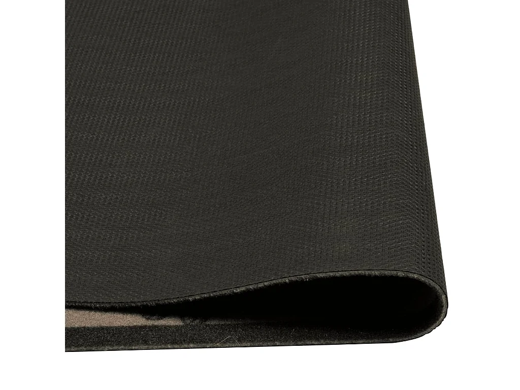 Tapis de cuisine lavable imprimé Morning brun 60x180 cm velours