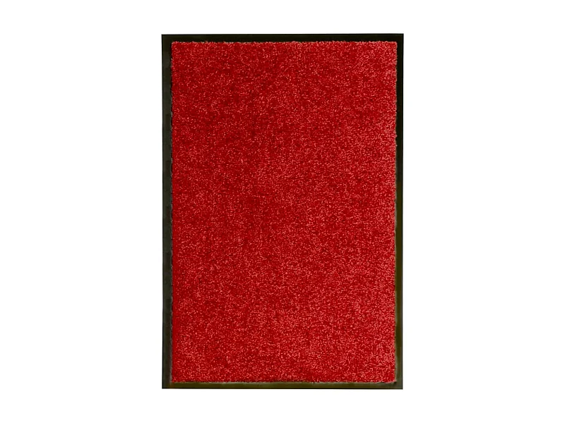Wasbare deurmat Rood 40x60 cm