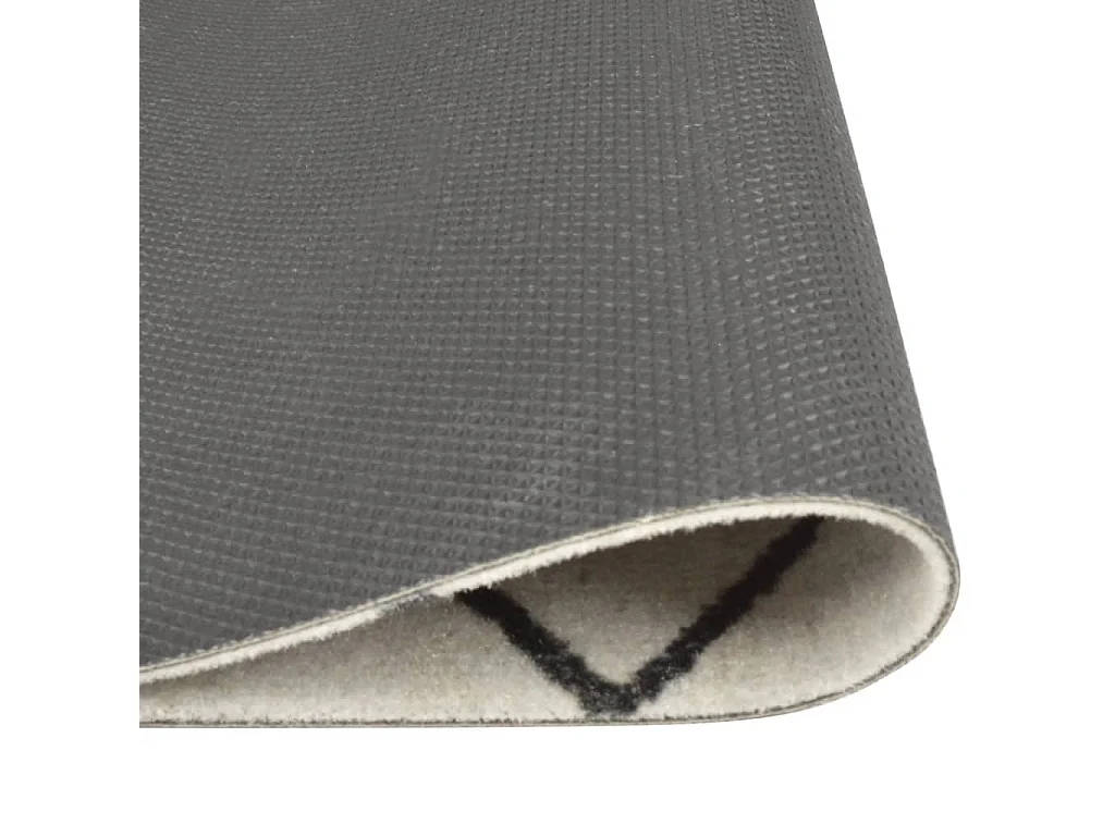 Tapis de cuisine lavable impression carrée 60x300 cm velours