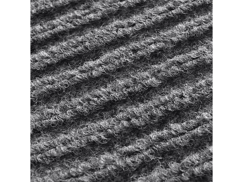 Tapete de entrada em PVC cinza 120 x 180 cm