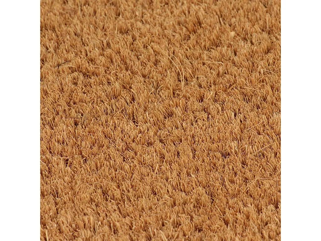 Zerbino 5 pz naturale 40x60 cm taftato in fibra di cocco