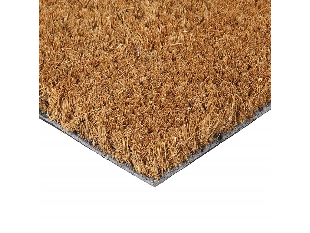 Zerbino naturale 40x60 cm capitonnè in fibra di cocco