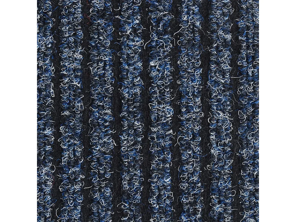 Paillasson rayé Bleu 80x120 cm