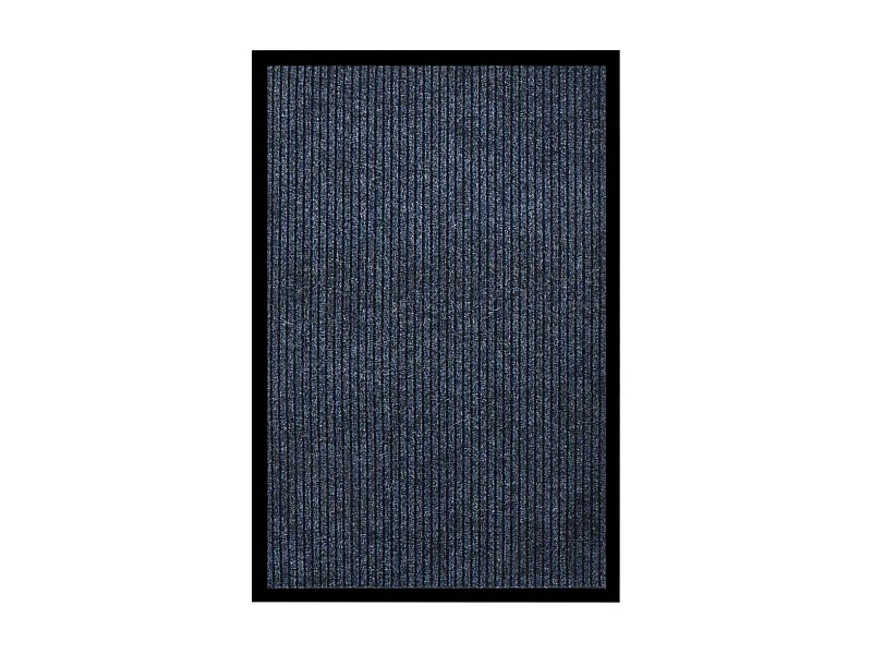 Paillasson rayé Bleu 80x120 cm