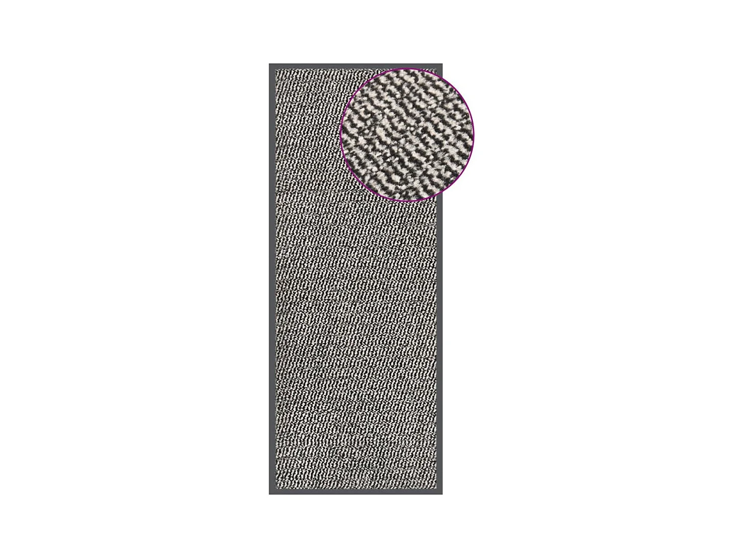 Zerbino capitonnè 60x150 cm Marrone chiaro