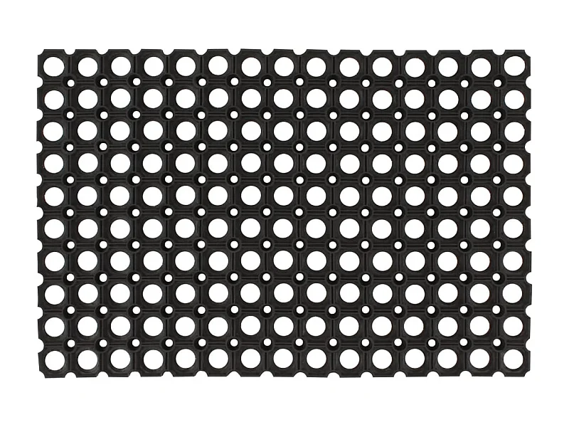 Rechteckige Fußmatte 40x60 cm aus Gummi