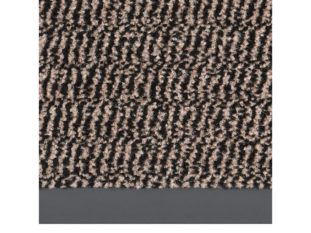 Capacho tufado 40x60 cm Castanho escuro