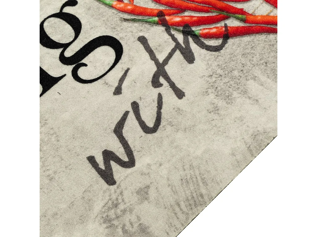 Tapis de cuisine lavable imprimé de piment Cooking 60x180 cm
