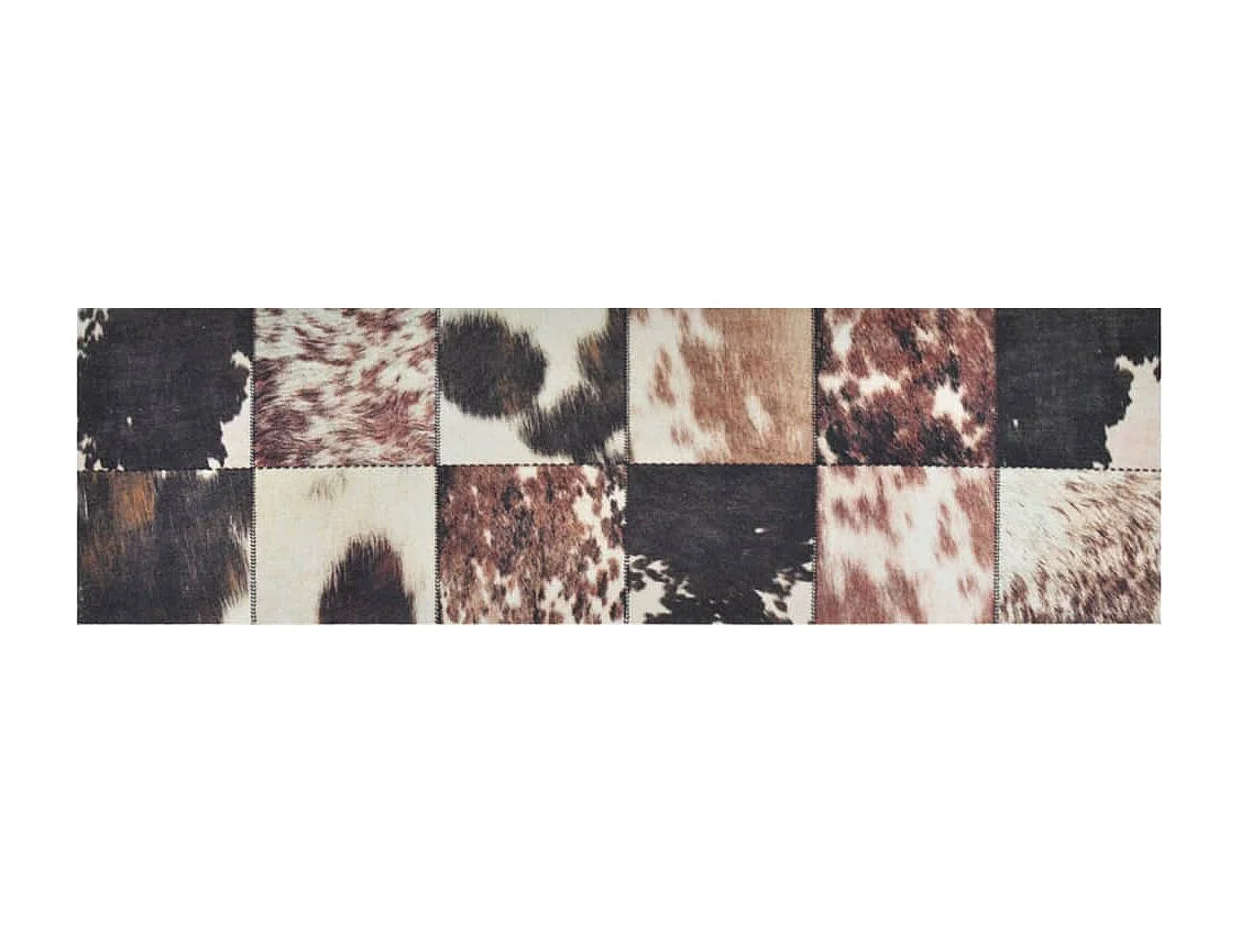 Tappeto da cucina lavabile con stampa pelle di animale 60x180 cm