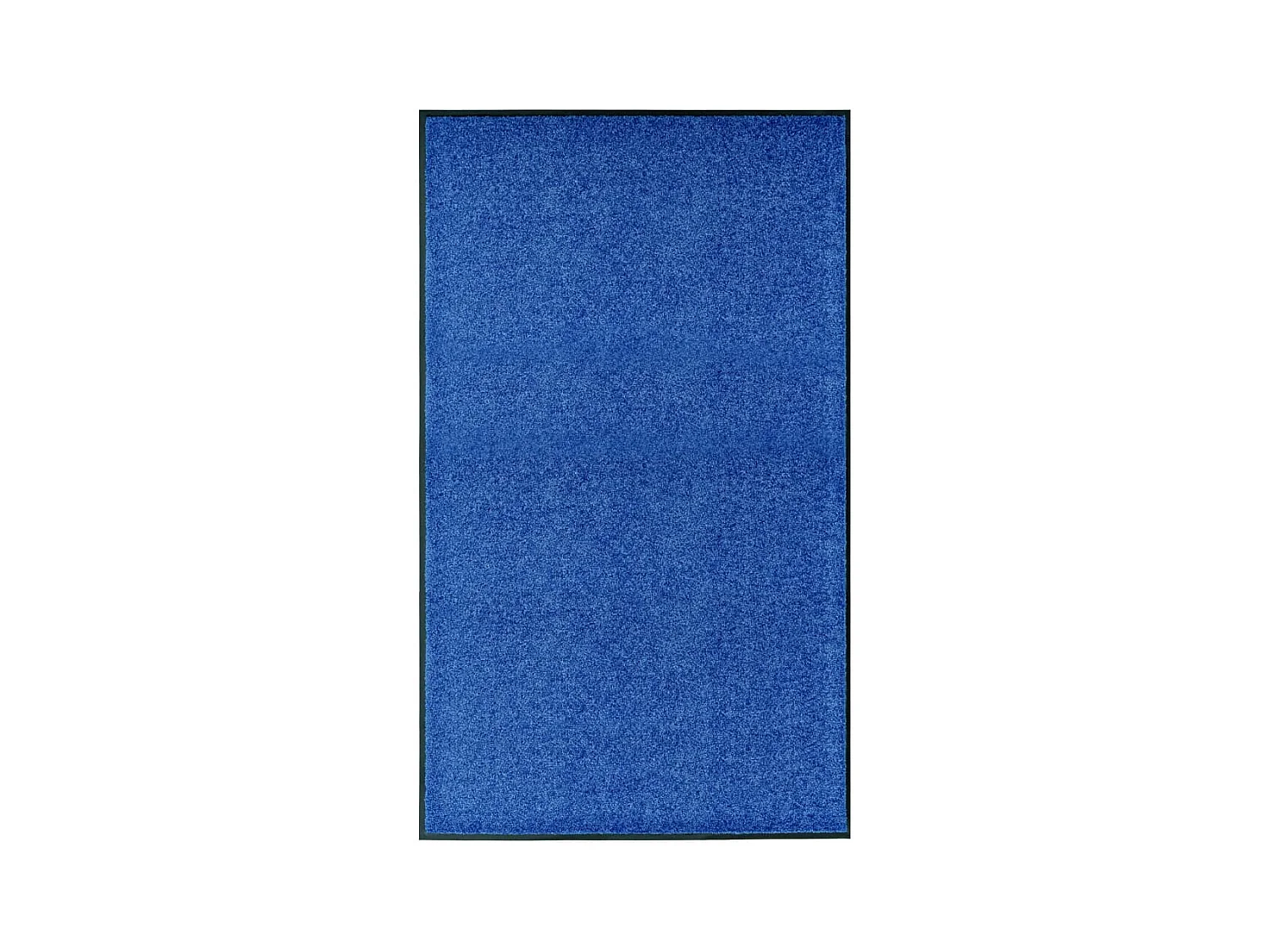 Blauwe wasbare deurmat 90x150 cm