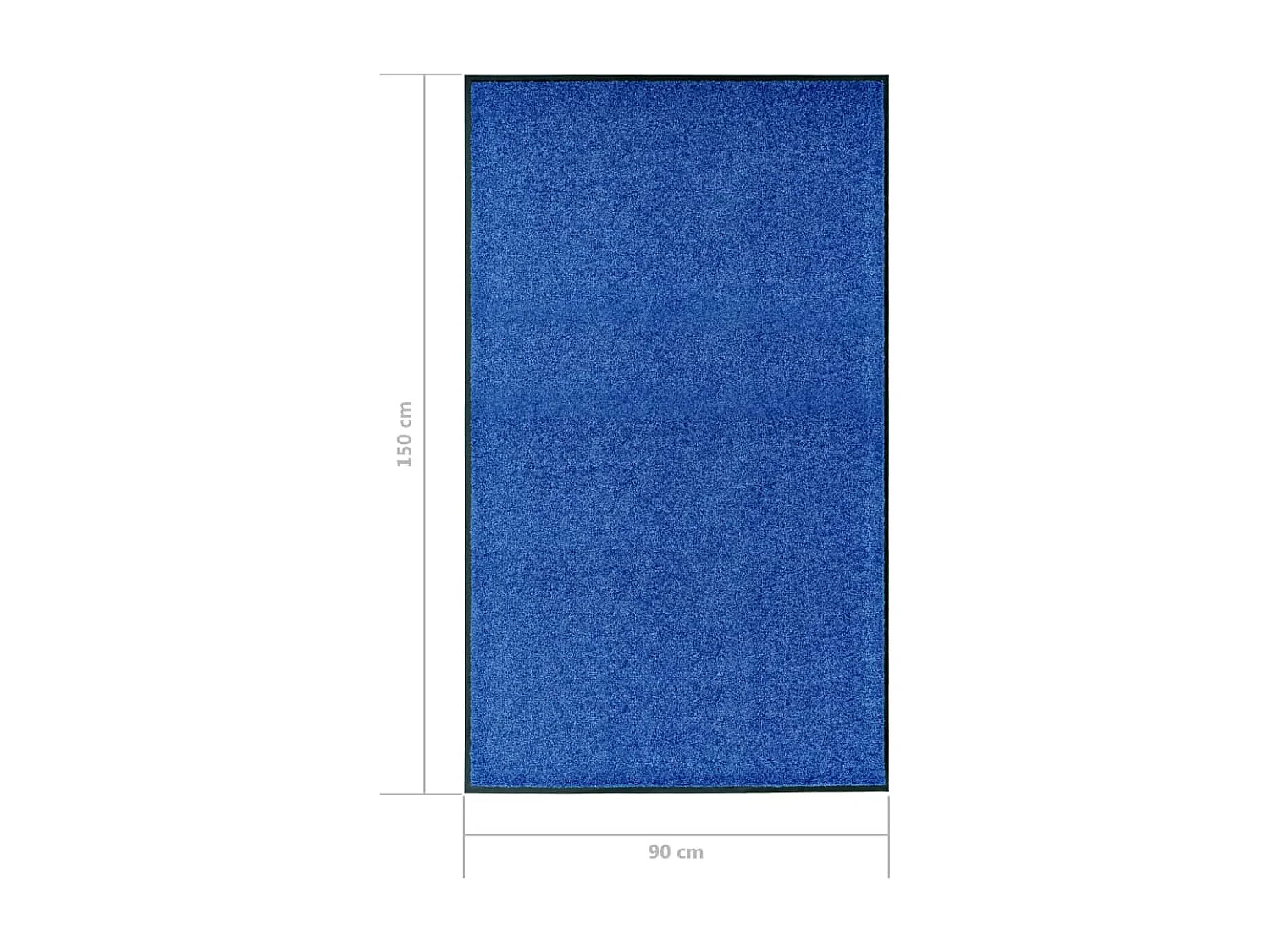 Paillasson lavable Bleu 90x150 cm