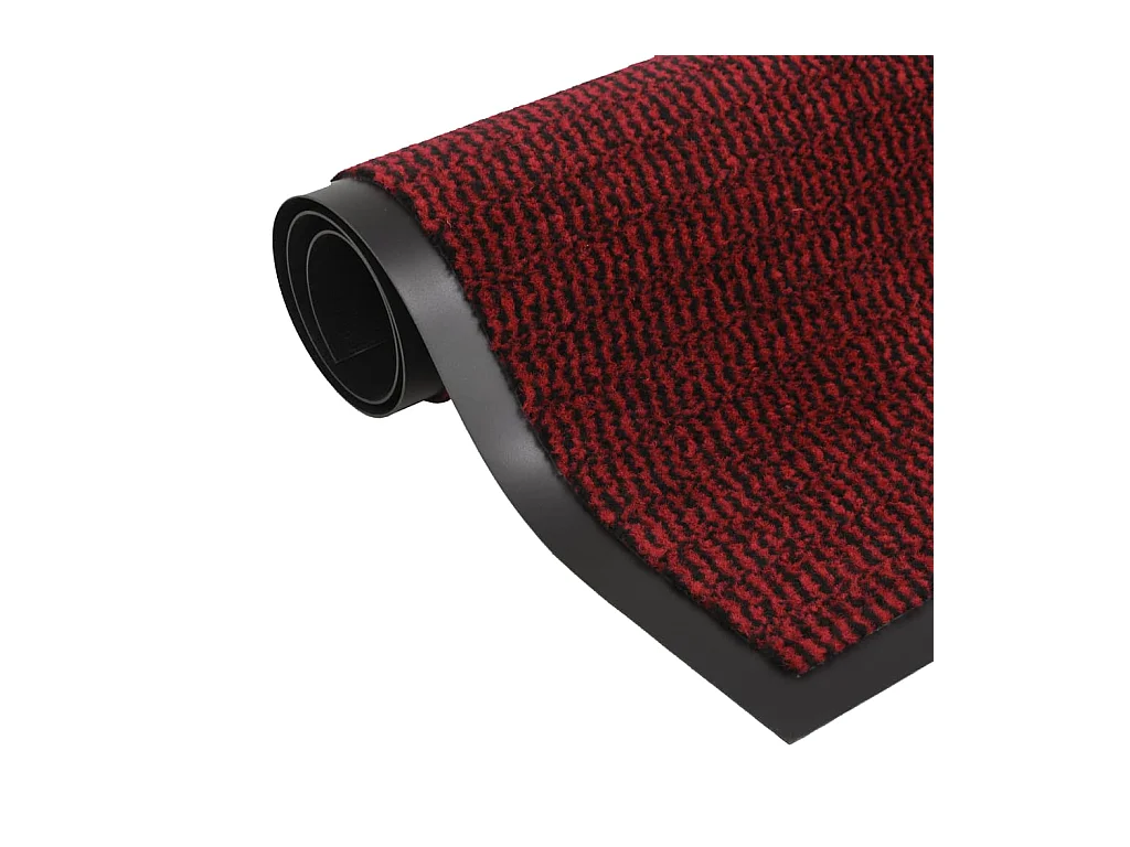 Rechteckige Fußmatte 40 x 60 cm Rot