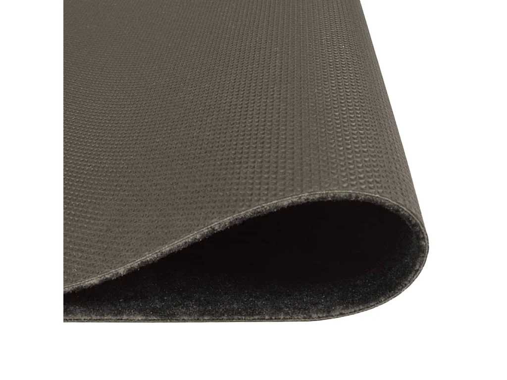 Tappeto da cucina lavabile con stampa cucina nera 60x180 cm