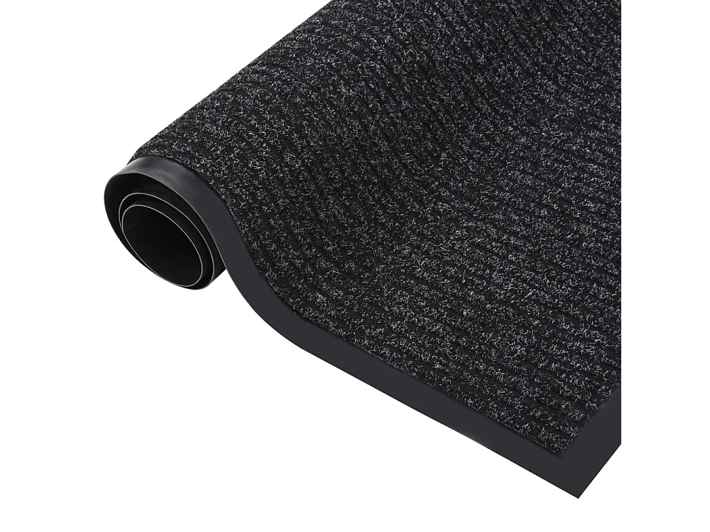 Paillasson rayé Anthracite 40x60 cm