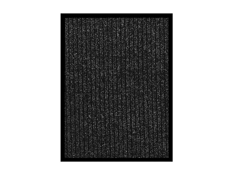 Anthrazit gestreifte Fußmatte 40x60 cm