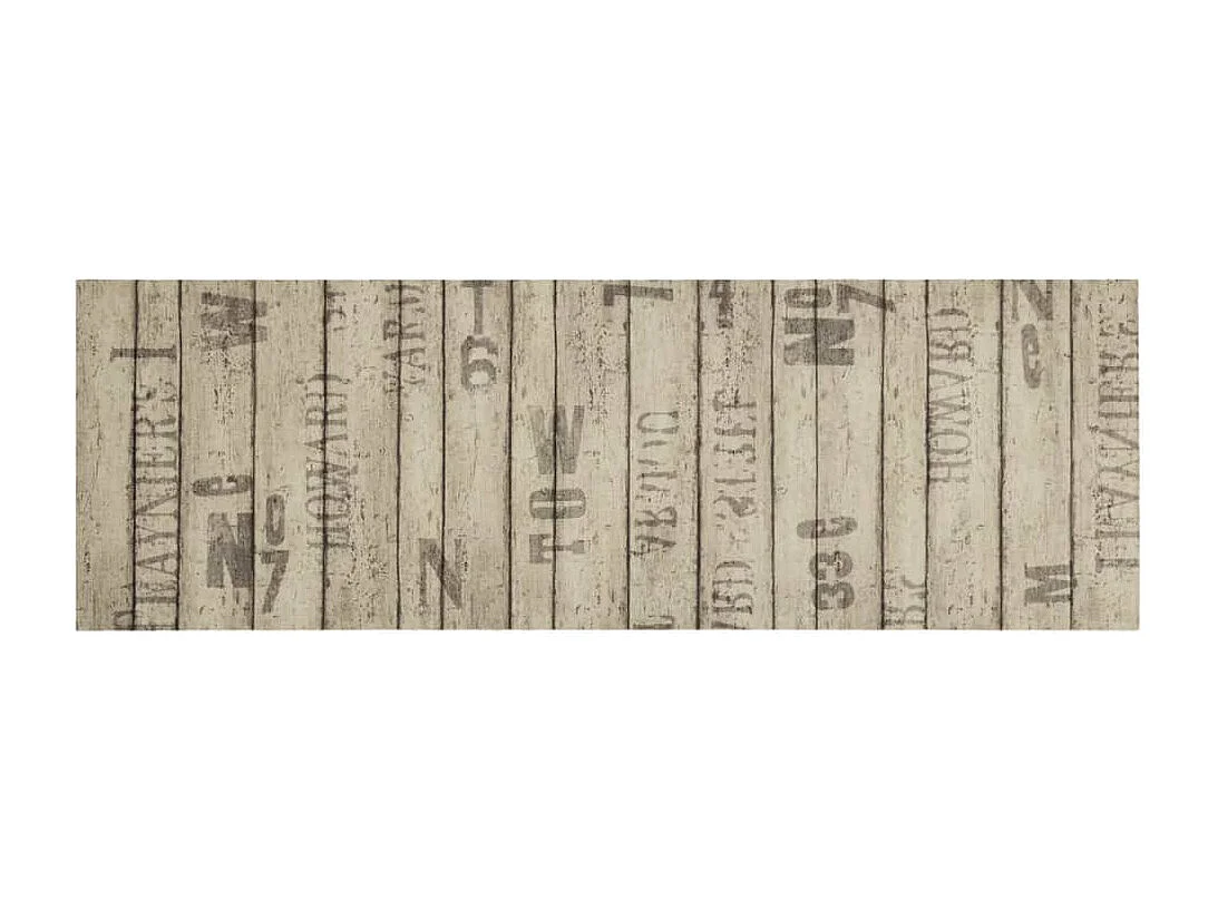 Tapete de cozinha lavável estampa cerca 60x180cm veludo