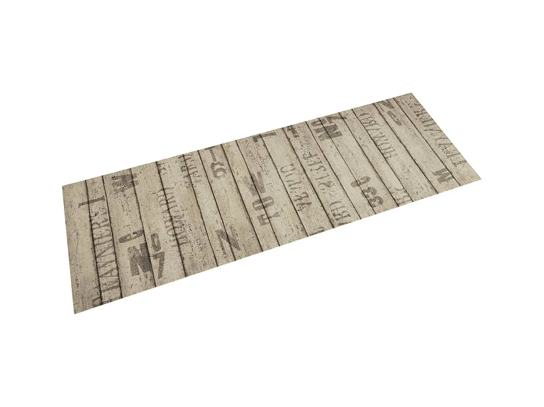 Tapis de cuisine lavable impression de clôture 60x180cm velours