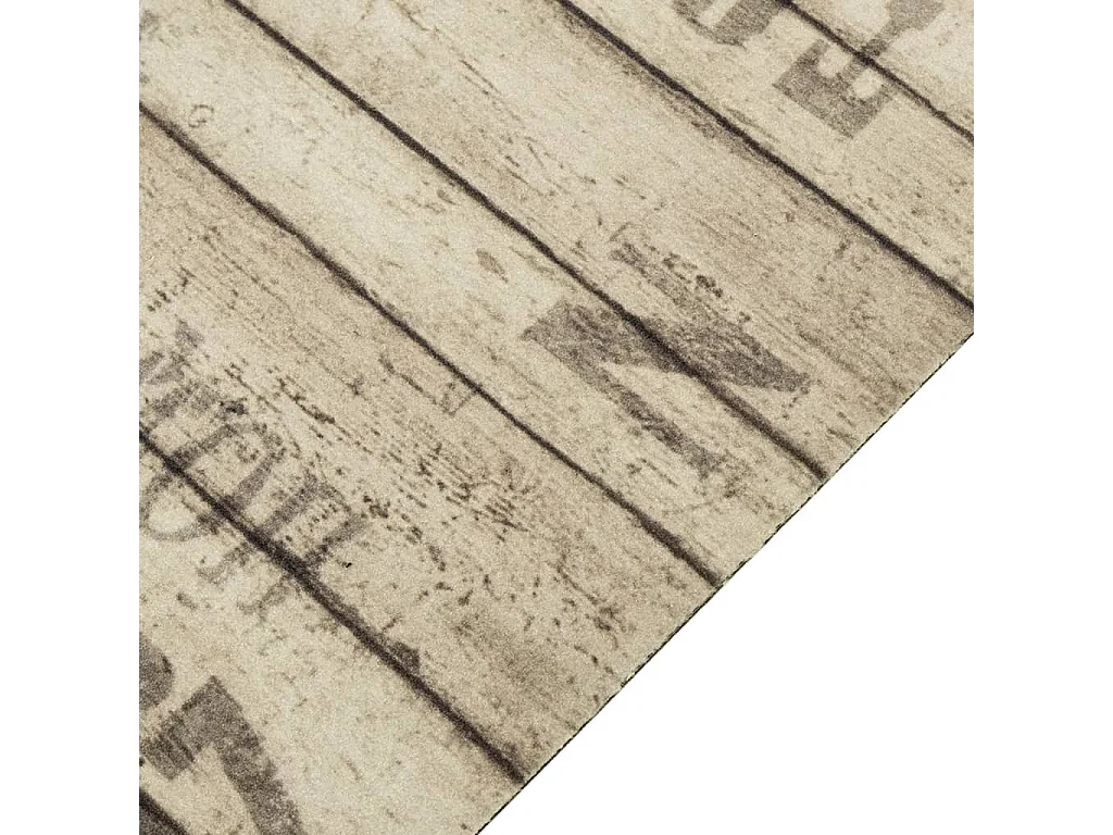 Tapis de cuisine lavable impression de clôture 60x180cm velours