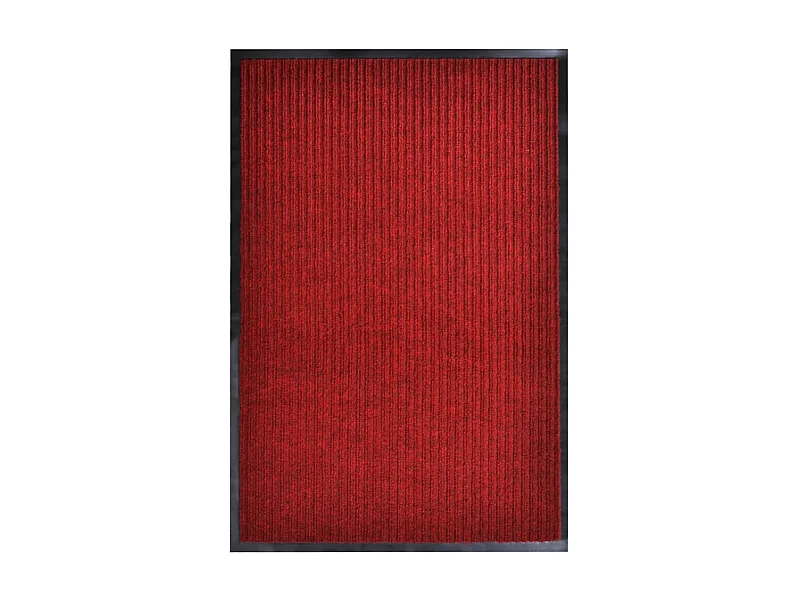 Rote Fußmatte 117x220 cm PVC