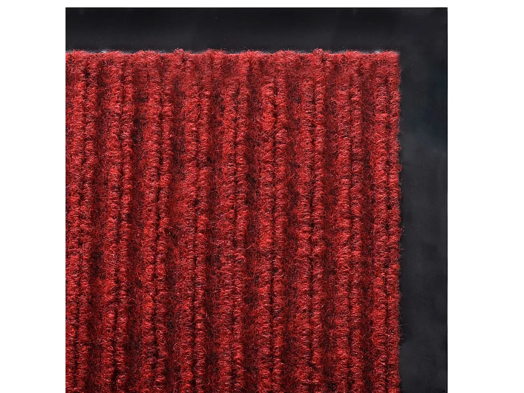 Rote Fußmatte 117x220 cm PVC