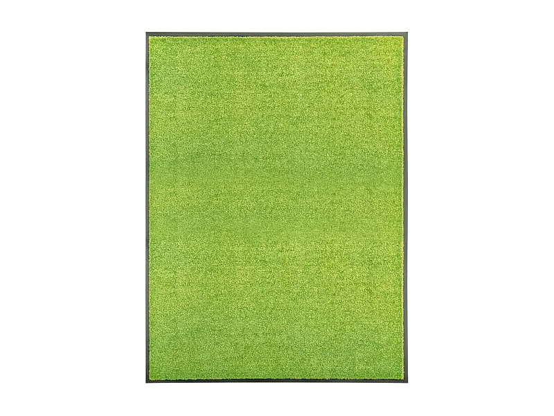 Wasbare deurmat Groen 90x120 cm