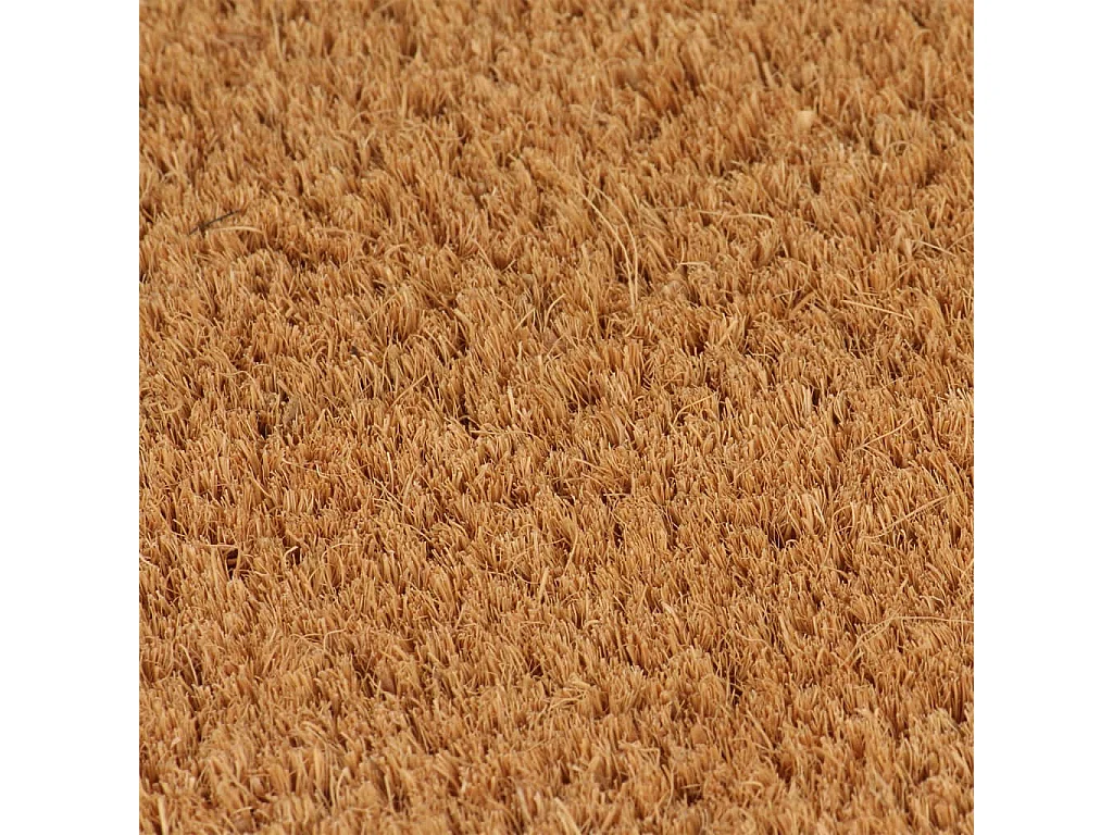 Zerbino naturale 80x100 cm capitonnè in fibra di cocco