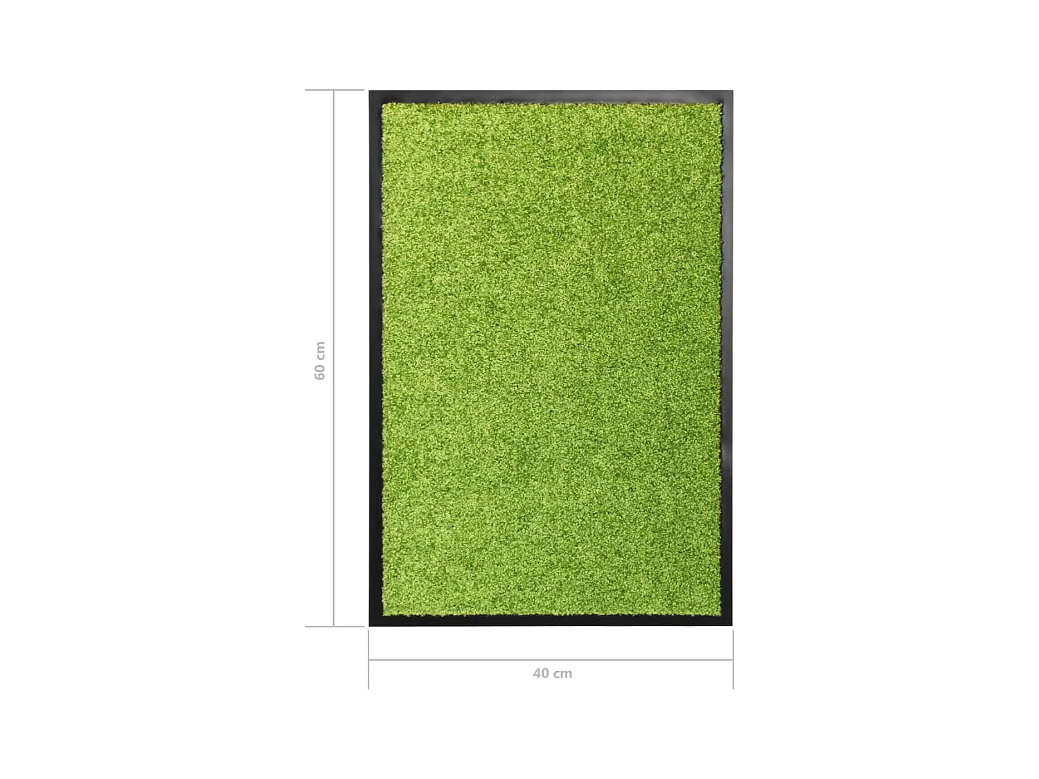 Zerbino lavabile Verde 40x60 cm