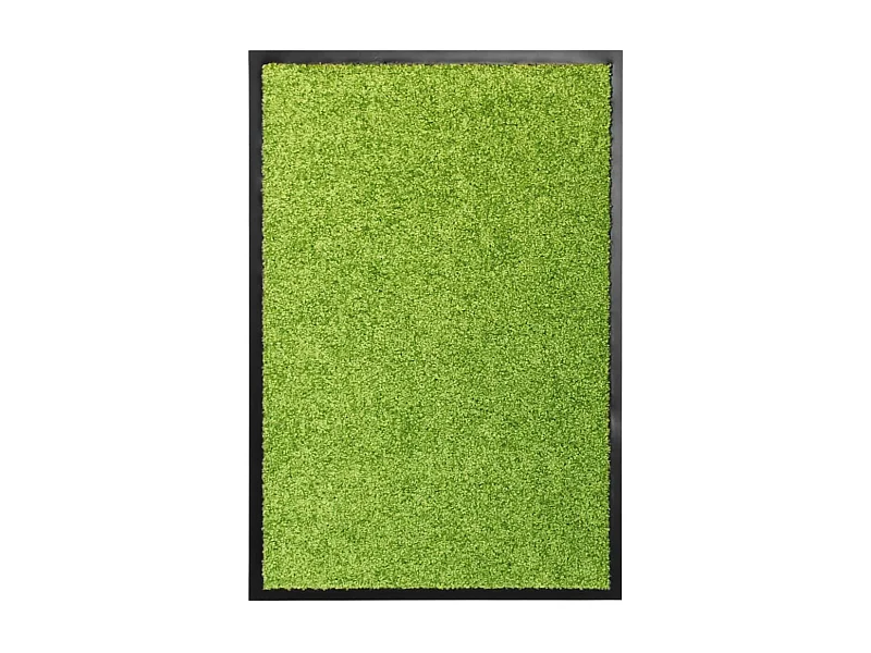 Wasbare deurmat Groen 40x60 cm