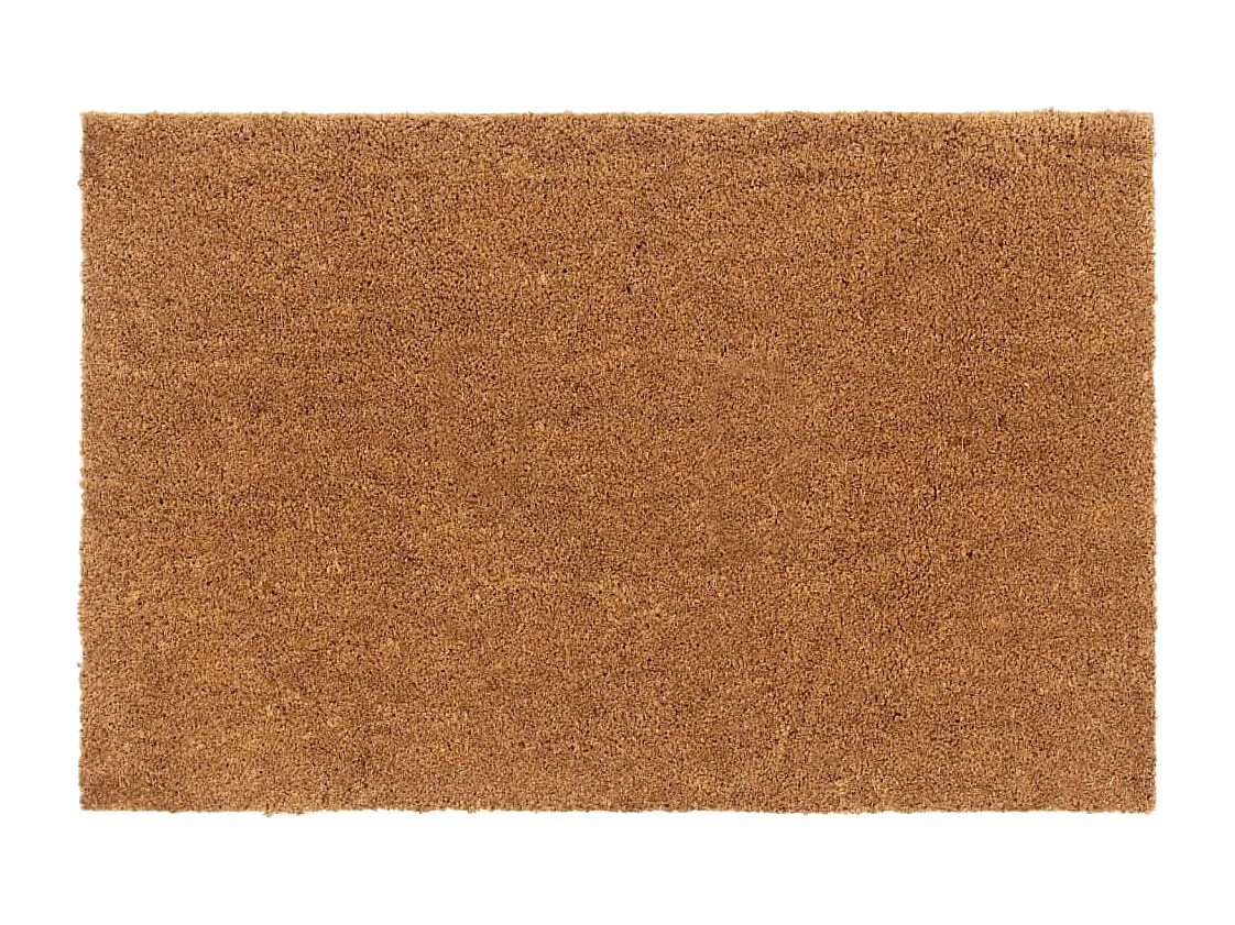 Tapis de porte naturel 65x100 cm fibre de coco touffeté