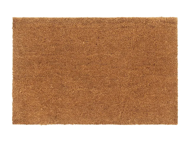 Tapis de porte naturel 65x100 cm fibre de coco touffeté