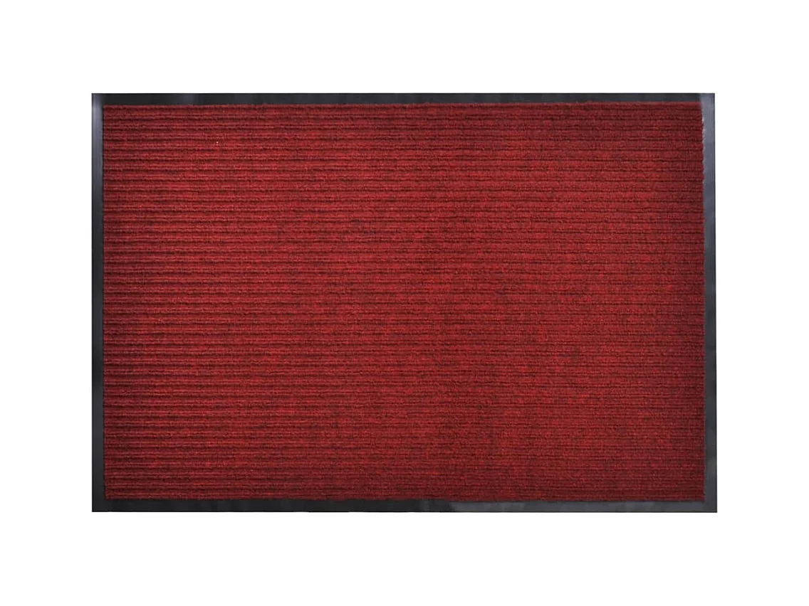 Rote PVC-Fußmatte 120 x 180 cm