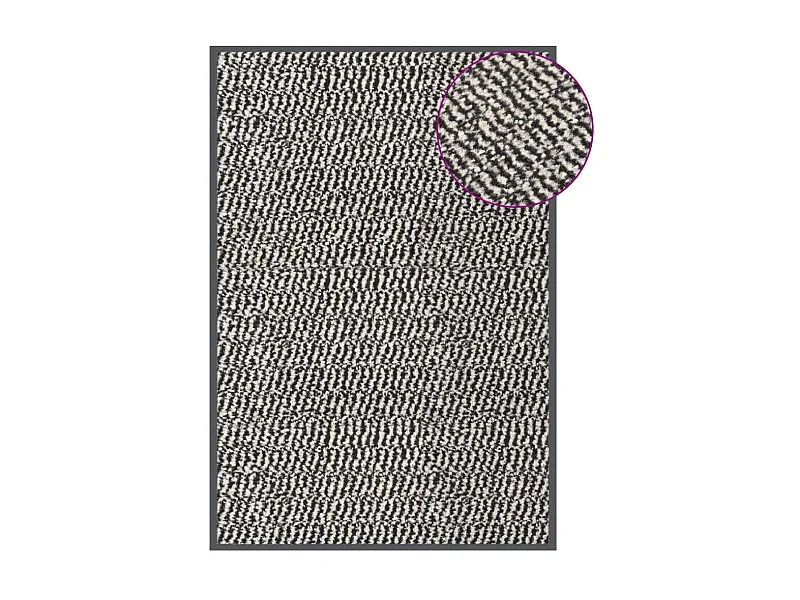 Felpudo capitoné 60x90 cm Marrón claro