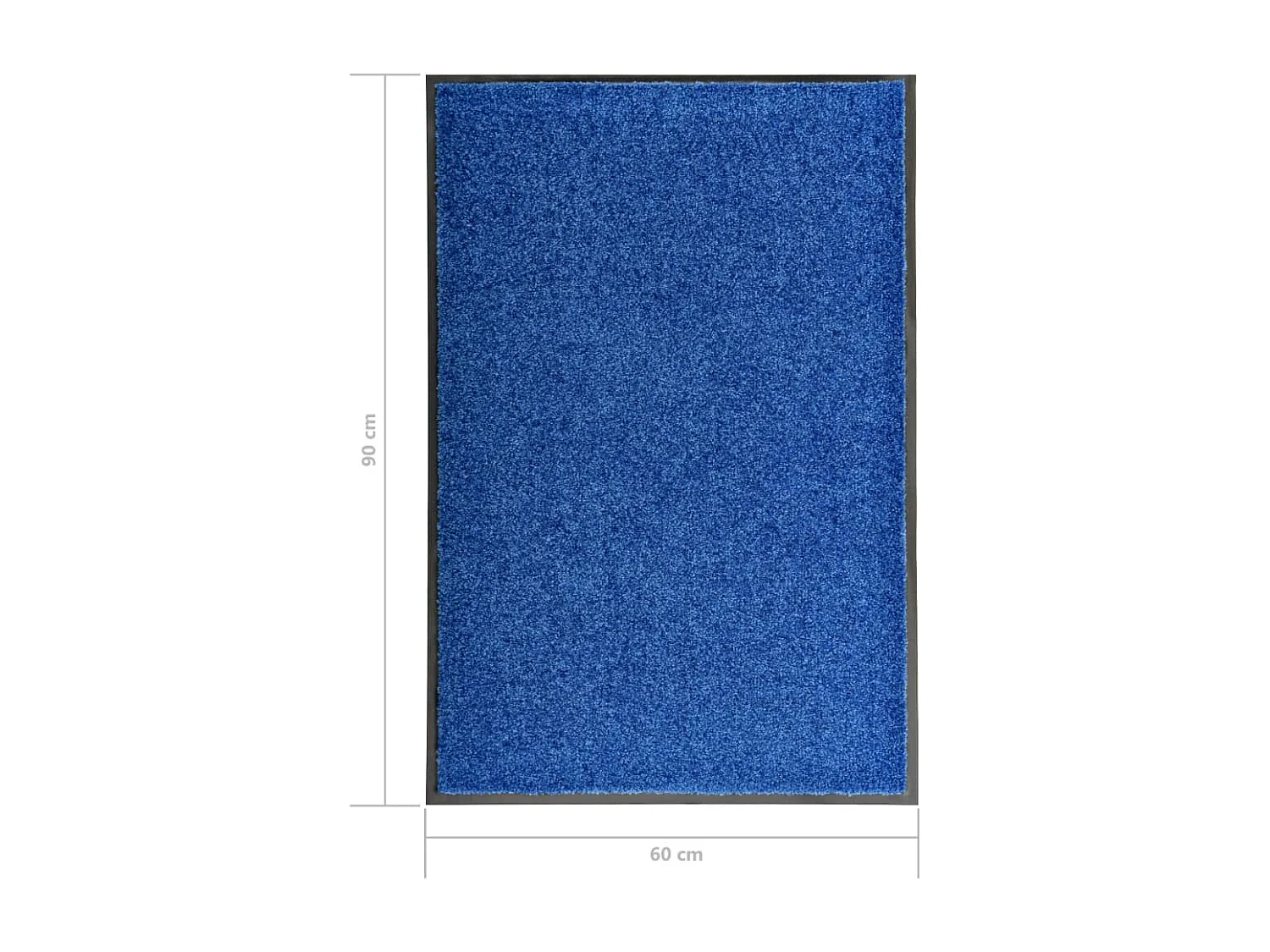 Felpudo lavable Azul 60x90 cm