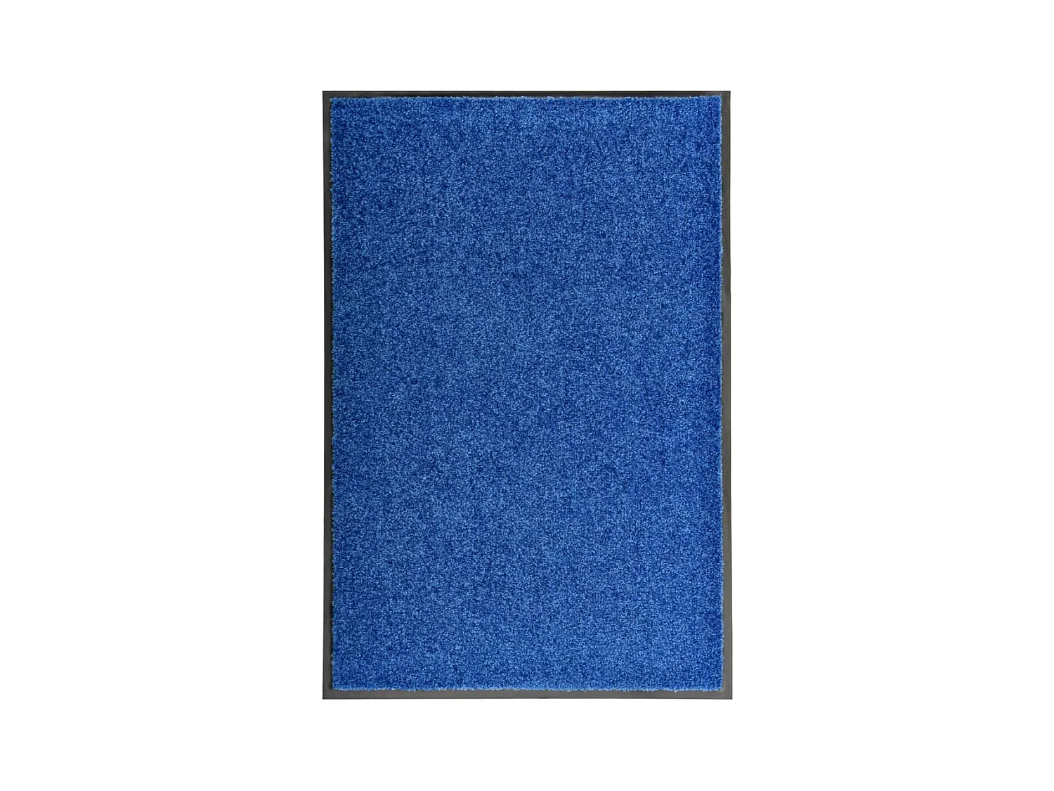 Wasbare deurmat Blauw 60x90 cm