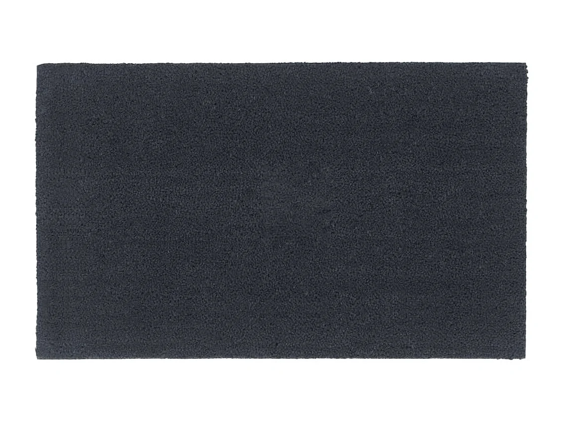 Dunkelgraue Fußmatte 90x150 cm, getuftete Kokosfaser