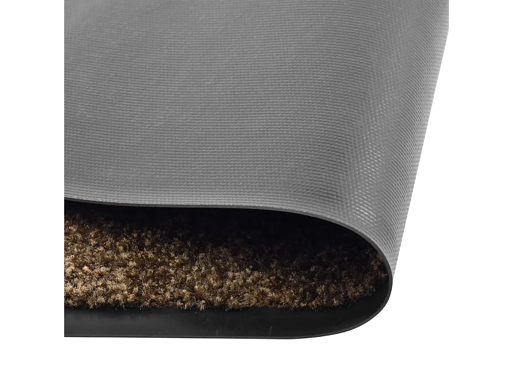 Felpudo lavable Marrón 90x150 cm