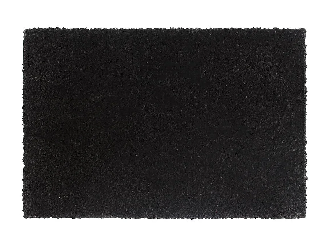 Fußmatte 5 Stück schwarz 40x60 cm getuftete Kokosfaser