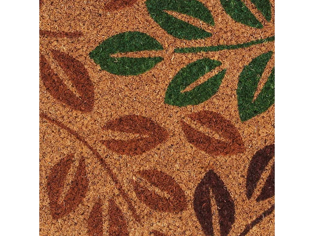 Tapis de porte naturel 40x60 cm fibre de coco touffeté