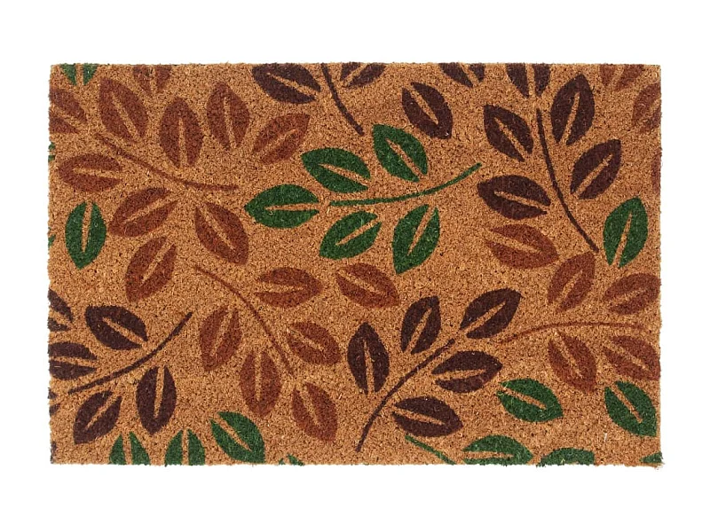 Tapis de porte naturel 40x60 cm fibre de coco touffeté