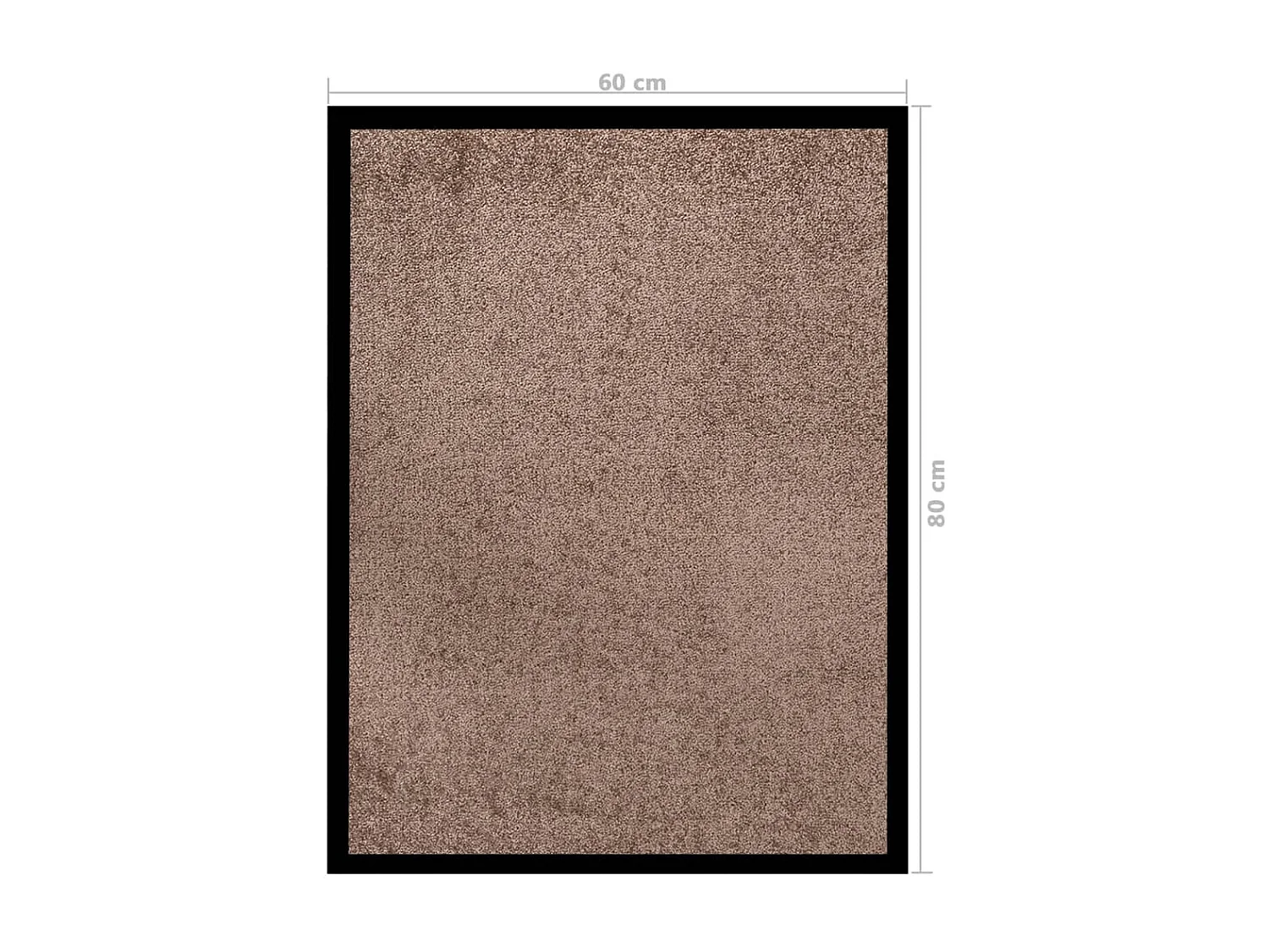 Zerbino Marrone 60x80 cm