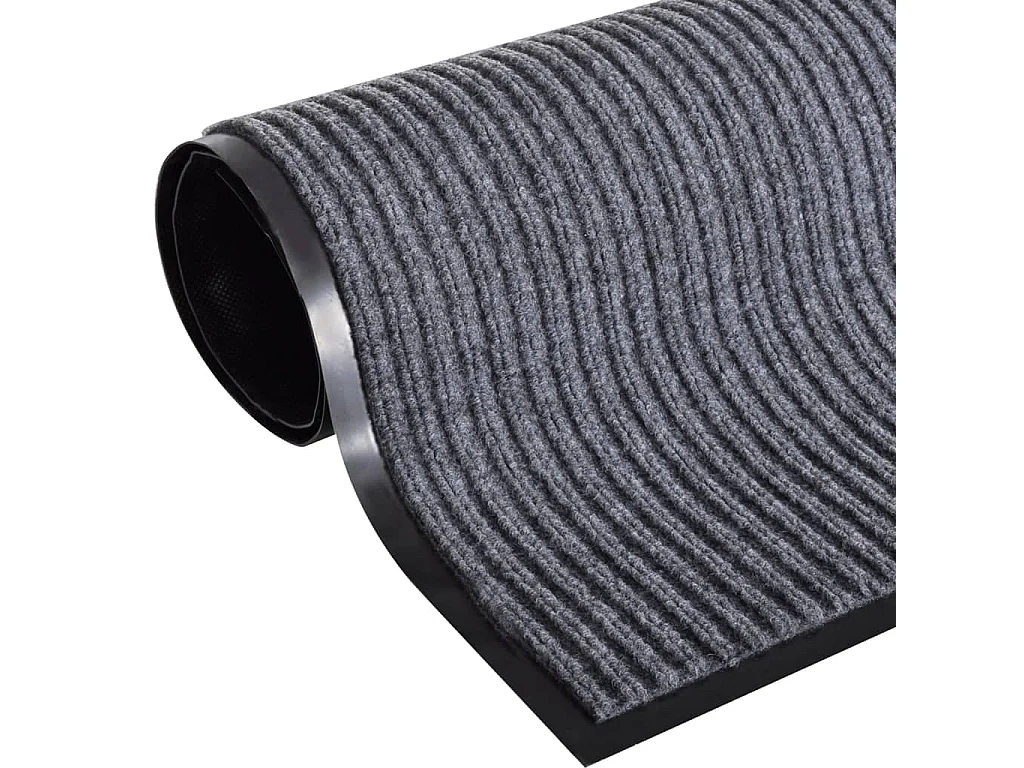 Paillasson Gris 117x220 cm PVC