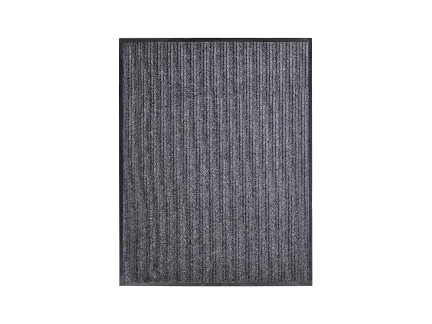 Graue Fußmatte 117x220 cm PVC