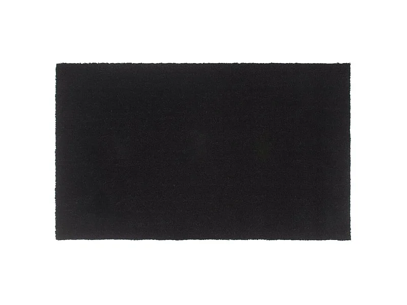 Zerbino nero 90x150 cm in fibra di cocco capitonnè