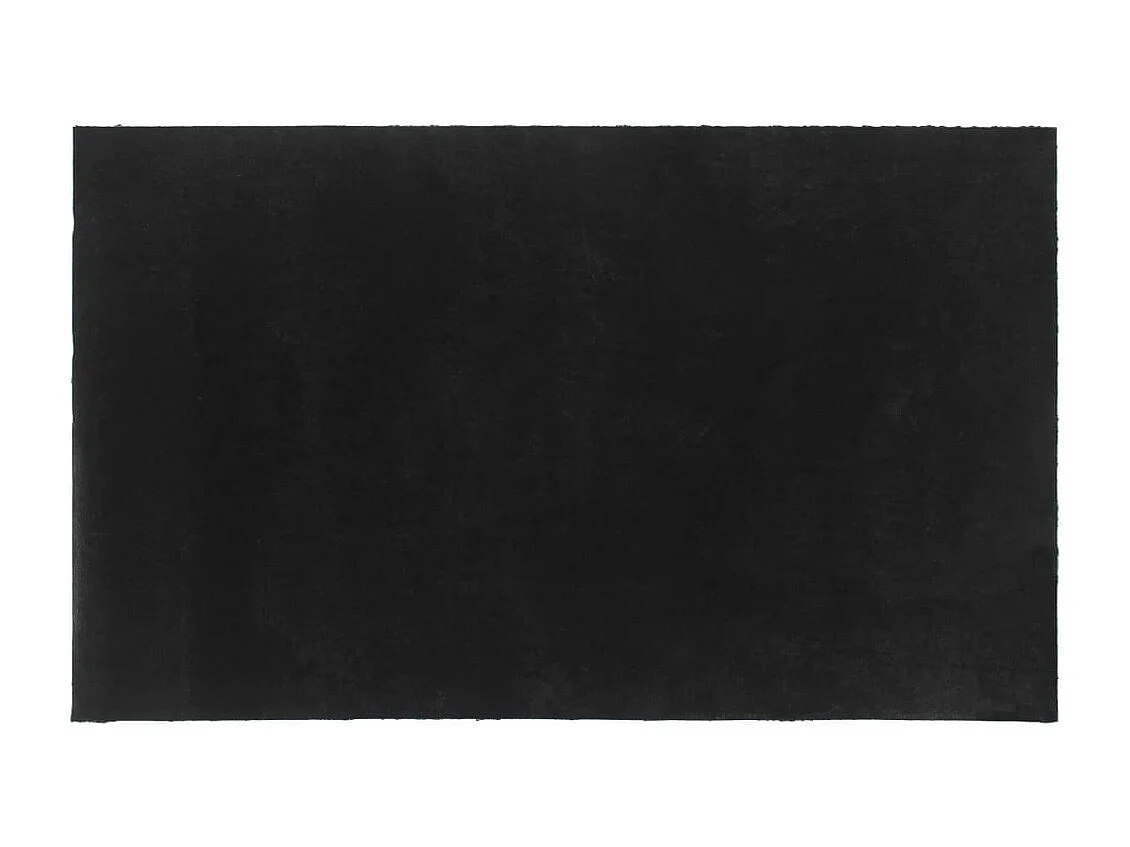 Tapis de porte noir 90x150 cm fibre de coco touffeté