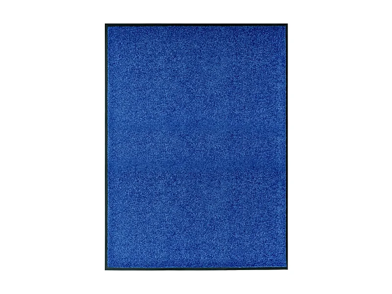 Paillasson lavable Bleu 90x120 cm