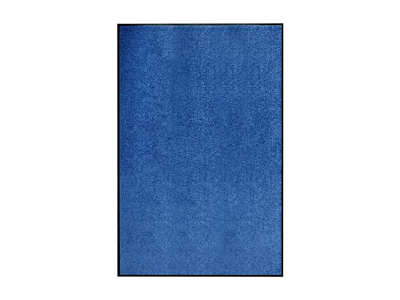 Zerbino lavabile blu 120x180 cm