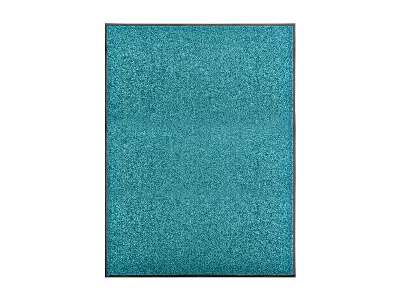 Paillasson lavable Cyan 90x120 cm