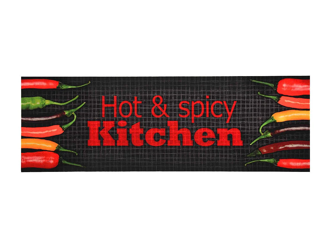 Tapis de sol de cuisine lavable Hot&Spicy 45x150 cm