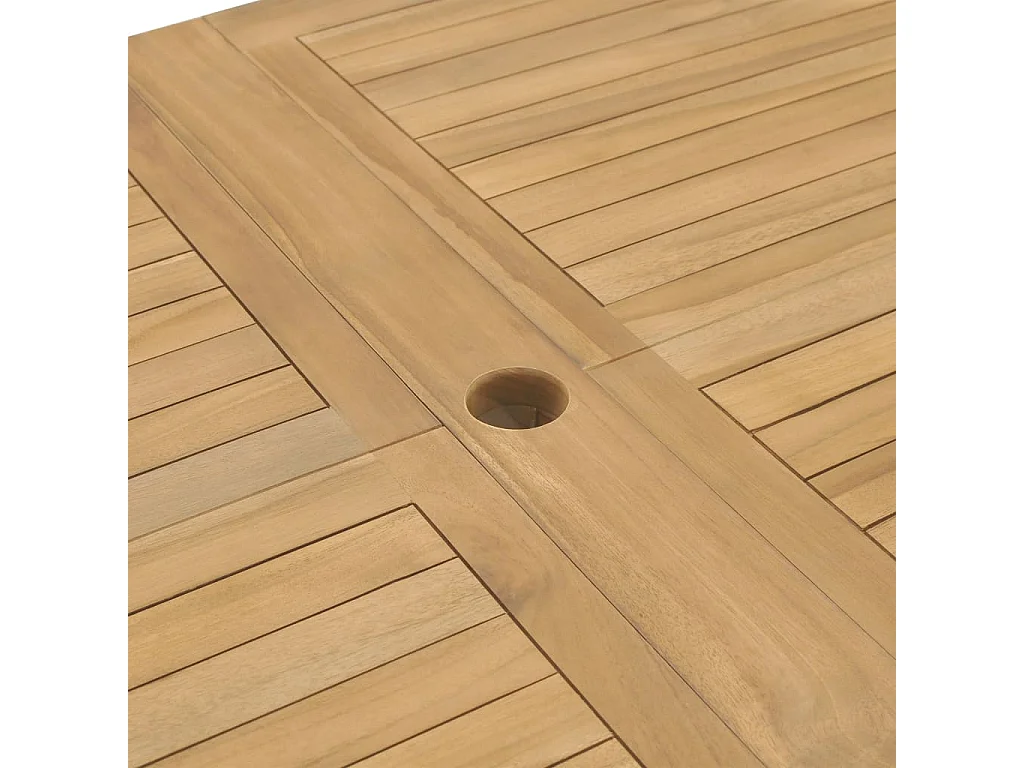 Tavolo da Giardino Allungabile 180-280x100x75 cm in Teak