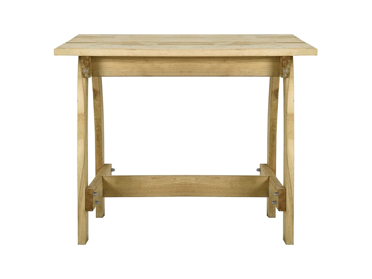 Table de jardin 110x74x75 cm Bois de pin imprégné
